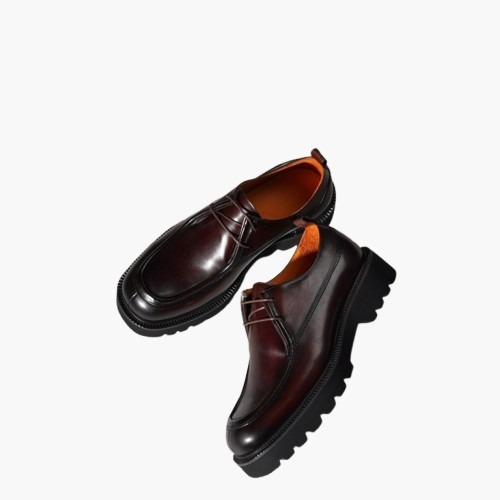 classic-brown-loafer-platform-buckle-pair Classic Brown Loafer Platform